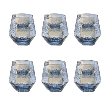 Pack de 6 Verres Bleu DELI...