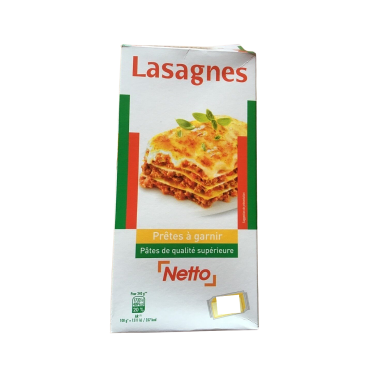 Netto pâtes Lasagne prêtes...