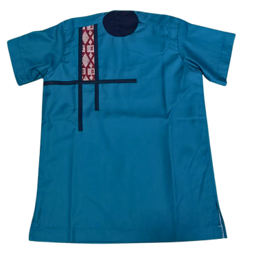 Chemise Africaine bleu...