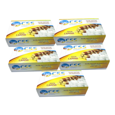 PACK SUCRE LOCAL 5KG ( 1KG...