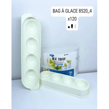 Bac à Glaçons Blanc