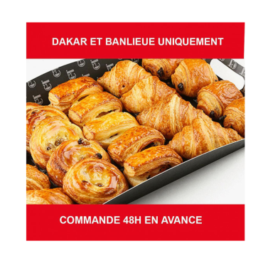 Plateau viennoiserie 50 pièces