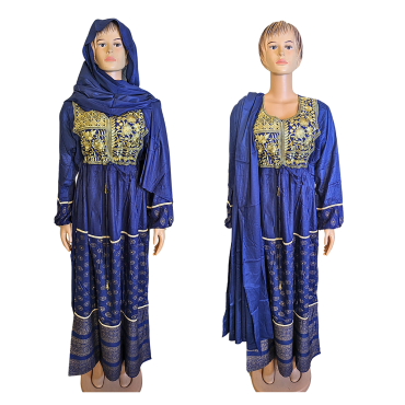 Robe Dubaï Fatima bleu n°1 M