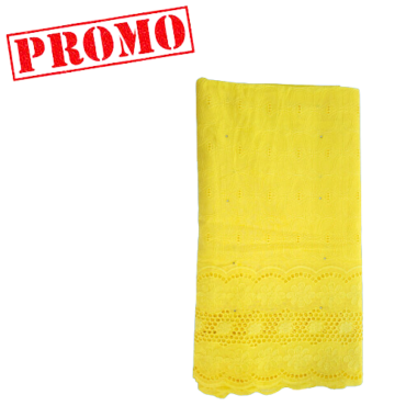 Voile brodé 5 yards jaune...