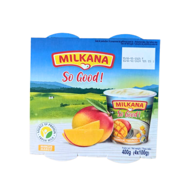 Yaourts - Milkana - Mangue...